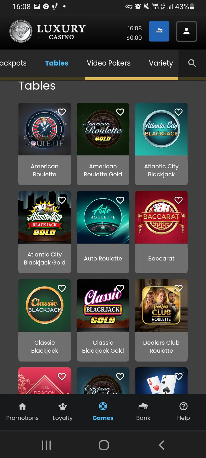 Luxury casino app screenshot 3